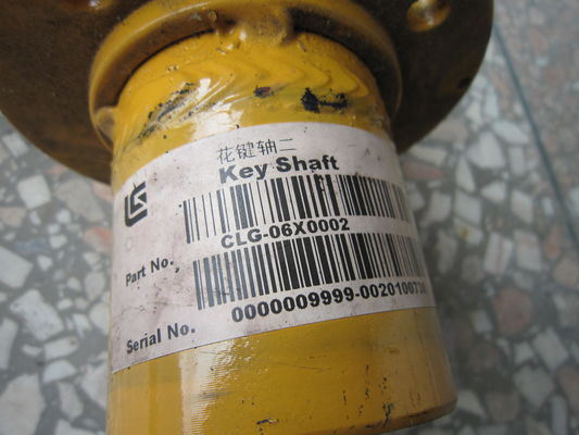 06X0002 Road Construction Roller Key Shaft yellow Color