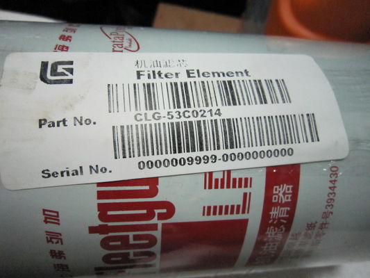 3934430 LF3806 53C0214 Diesel Engine Spare Parts Excavator Fuel Filter