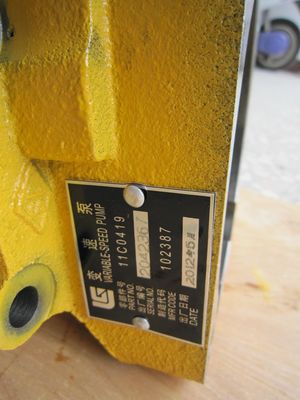 11C0419 BB70A(M14) Variable Speed Pump for Wheel Loader Spare Parts