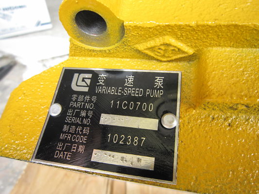 11C0700 Variable Speed Pump ZL50C CLG835 CLG855 CLG856 Transmission Wheel Loader