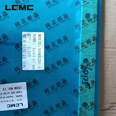 excavator  SAA6D125E-5	part	power system 	6150-23-5181		Gasket oil pan