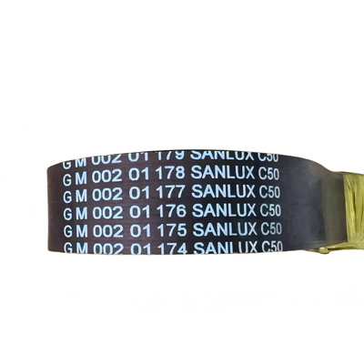 Yuchai D30-1307042A Fan Belt For LIUGONG Wheel Loader CLG836、CLG855、CLG856 CLG870H Yuchai Diesel Engine  YC4D80 / YC4D90 / YC4D100 / YC4D120