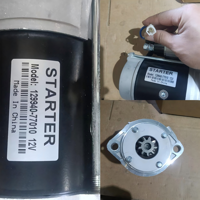 129940-77010 Start Motor For Excavator CLG908D、CLG908E、CLG909D、XE80D、SY80、SY85C Diesel Engine Assy 4TNV94L、4TNV98