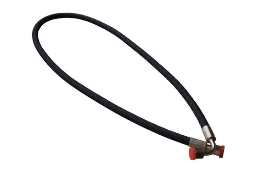 03C0052 Liugong Black Flexible Hose Backhoe Loader Parts 3 Months Warranty