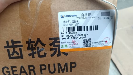 11C0318 gear pump For Liugong Excavator CLG920 CLG922 CLG923 CLG925 Excavator Filter