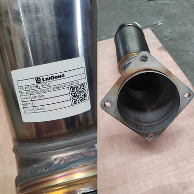 08D7908 Exhaust Pipe For LIUGONG Excavator CLG907D / 907C CLG908C / CLG908D Y75C、SY85C