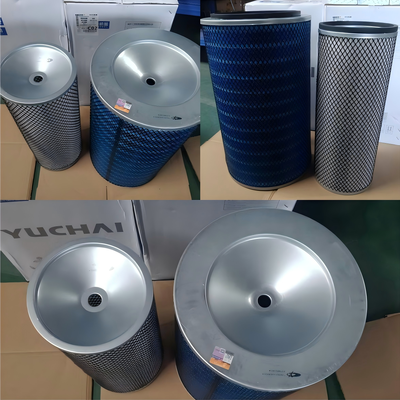 Yuchai T9600-1109101 Air Filter Core Subassembly For LIUGONG Wheel Loader CLG888、CLG890 Yuchai Engine YC6T600、YC6T660、YC6T700 YC6T600L-D20、YC6T660L-D20、YC6T700L-D20